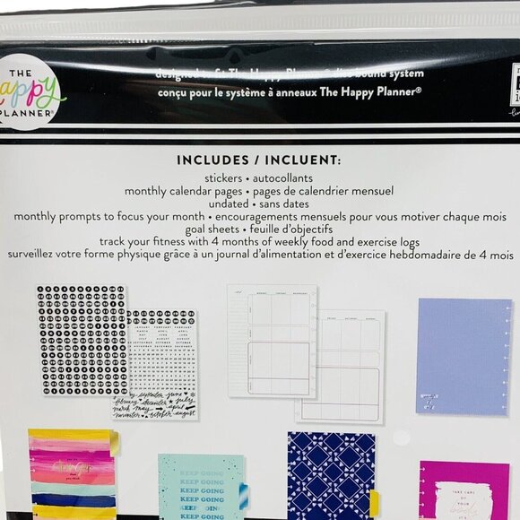 Happy Planner Fitness Calendar Extension Pack Undated 453 PC Disc Bound Pages - Picture 5 of 5